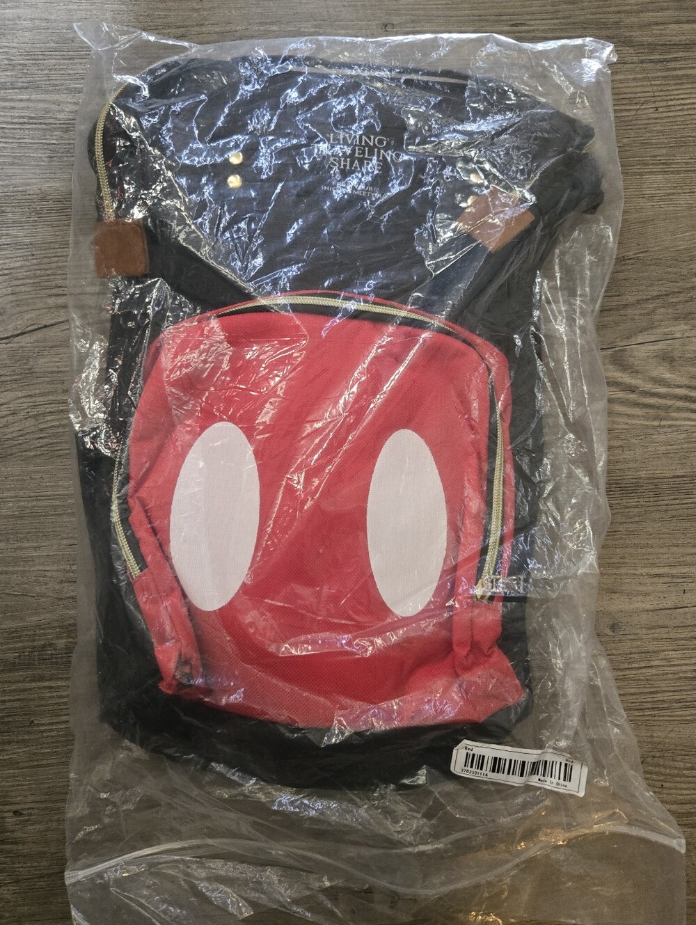 LIVING TRAVELING SHARE MICKEY MINNIE KIDS BACKPACK
